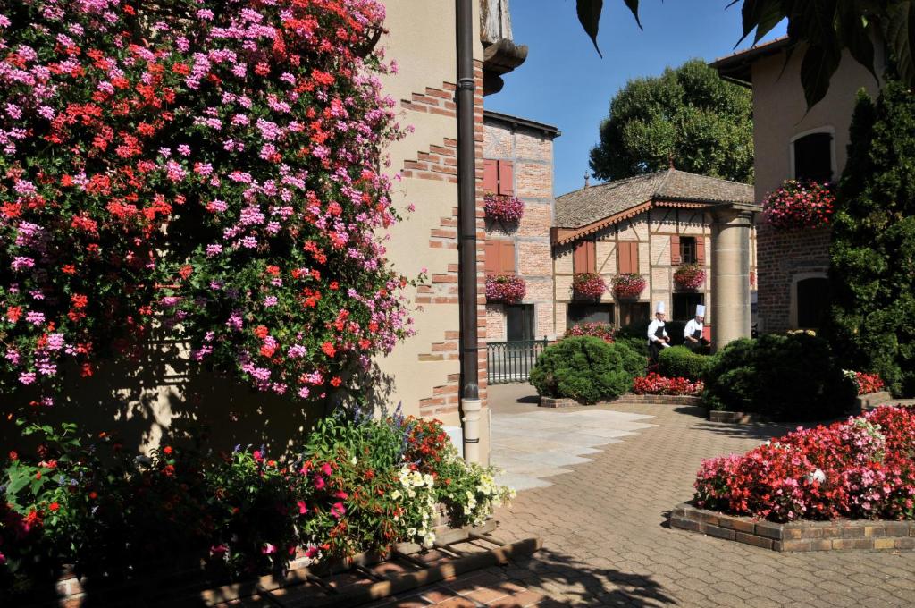 Zahrada ubytování Les Saules Parc & Spa - Teritoria