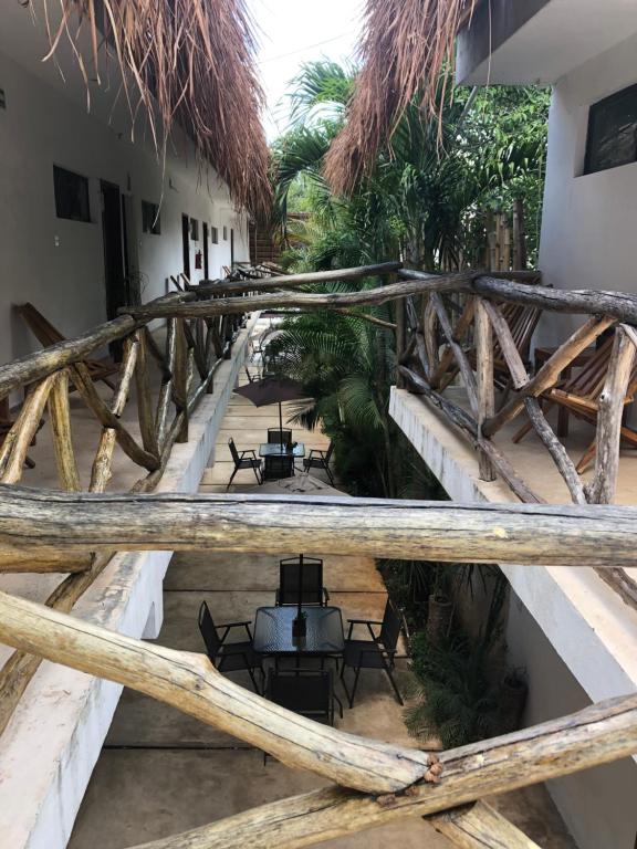 Balkón nebo terasa v ubytování Hotel Casa Bamboo