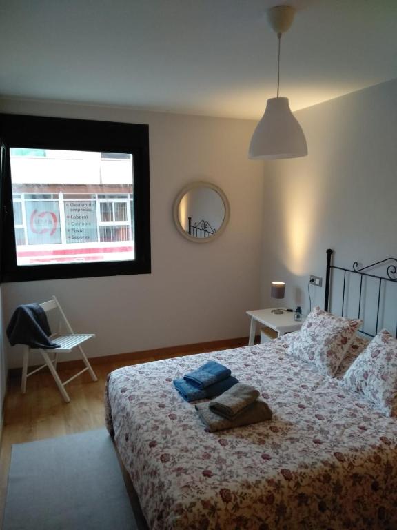 Postel nebo postele na pokoji v ubytování Apartamento Camiño dos Faros