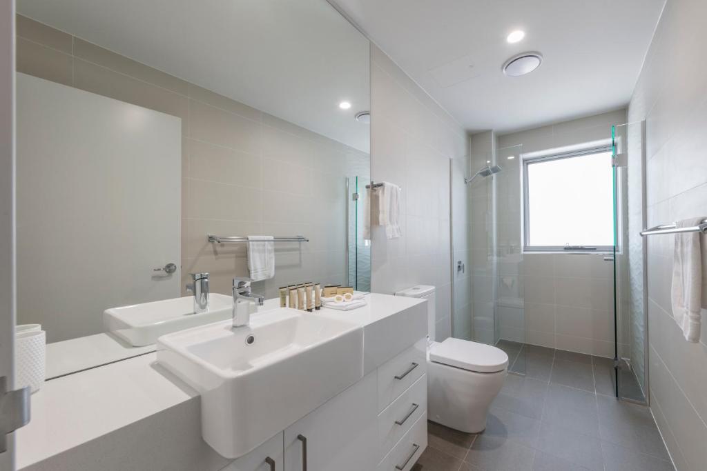 Koupelna v ubytování Astra Apartments Newcastle (Merewether)