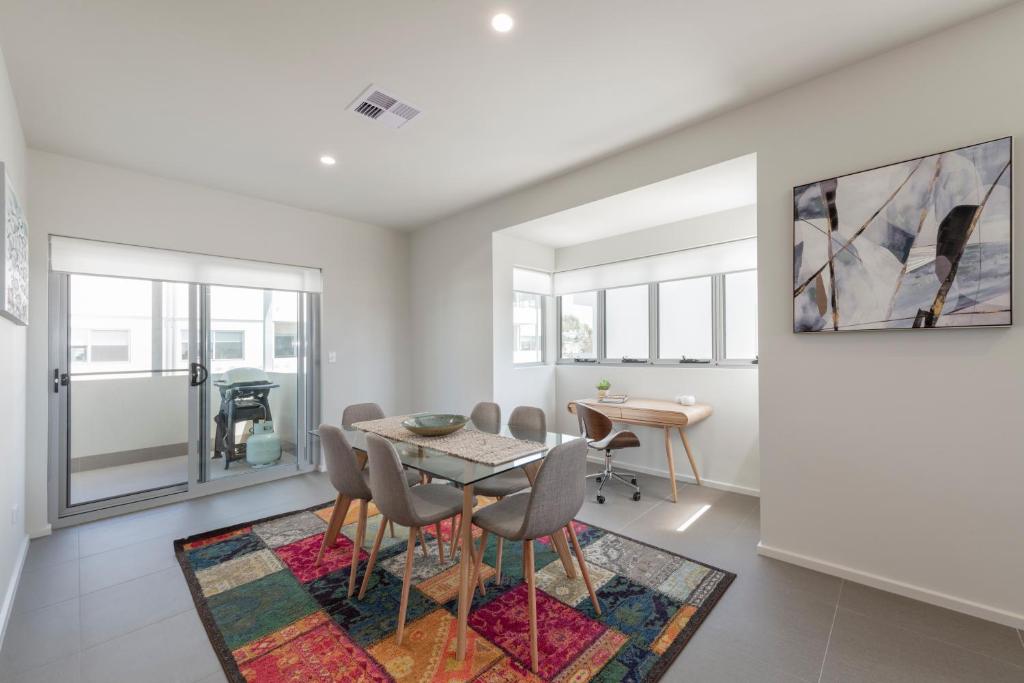 Posezení v ubytování Astra Apartments Newcastle (Merewether)