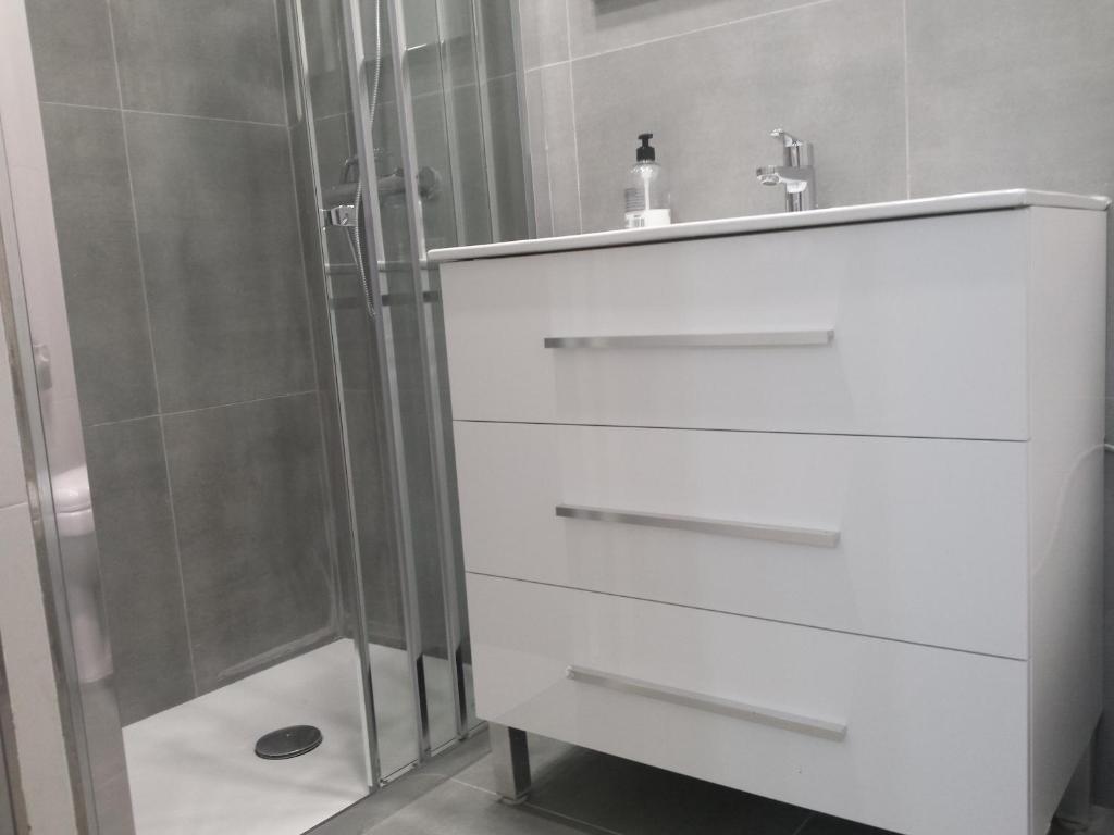 Koupelna v ubytování Precioso Apartamento en la plaza
