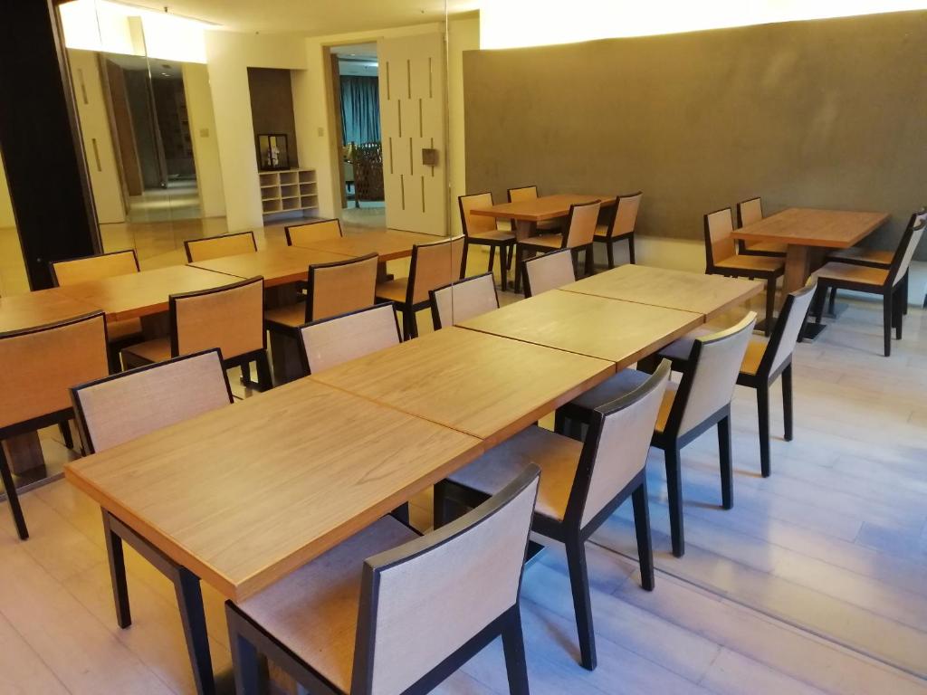 Restaurace v ubytování Shan-Yue Hotspring Hotel