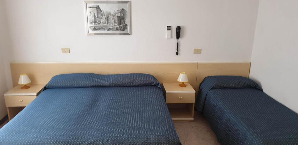 Postel nebo postele na pokoji v ubytování Hotel Anselmi