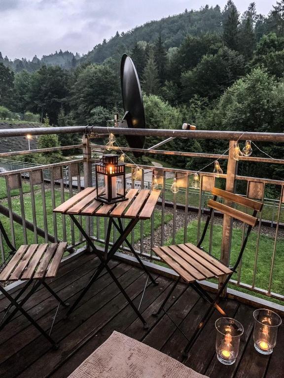 Nespecifikovaný výhled na hory nebo výhled na hory při pohledu z apartmánu