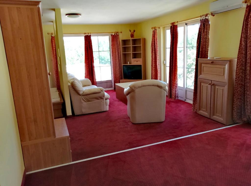 TV a/nebo společenská místnost v ubytování Apartmani Simon