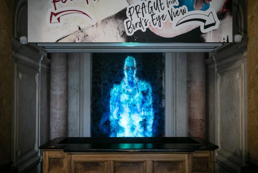 TV a/nebo společenská místnost v ubytování MeetMe23