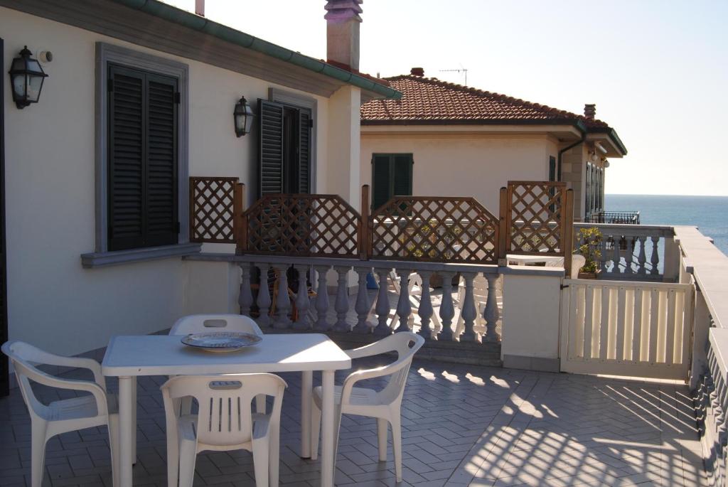 A balcony or terrace at Villa Fiorella