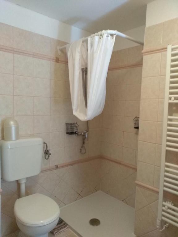 Koupelna v ubytování Apartman Sunrise