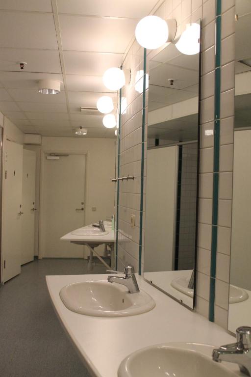 Koupelna v ubytování Pronova Hotell & Vandrarhem