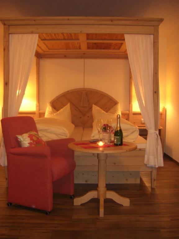 Nápoje v ubytování Landgasthof Hubertus - Braugasthof und Wellnesshotel im Allgäu