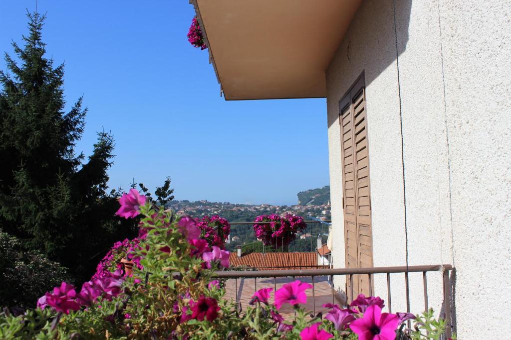 Balkón nebo terasa v ubytování Agriturismo Nonno Tobia