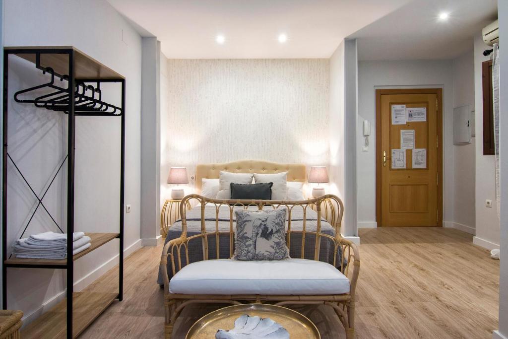 Posedenie v ubytovaní Apartamentos Los Lobos