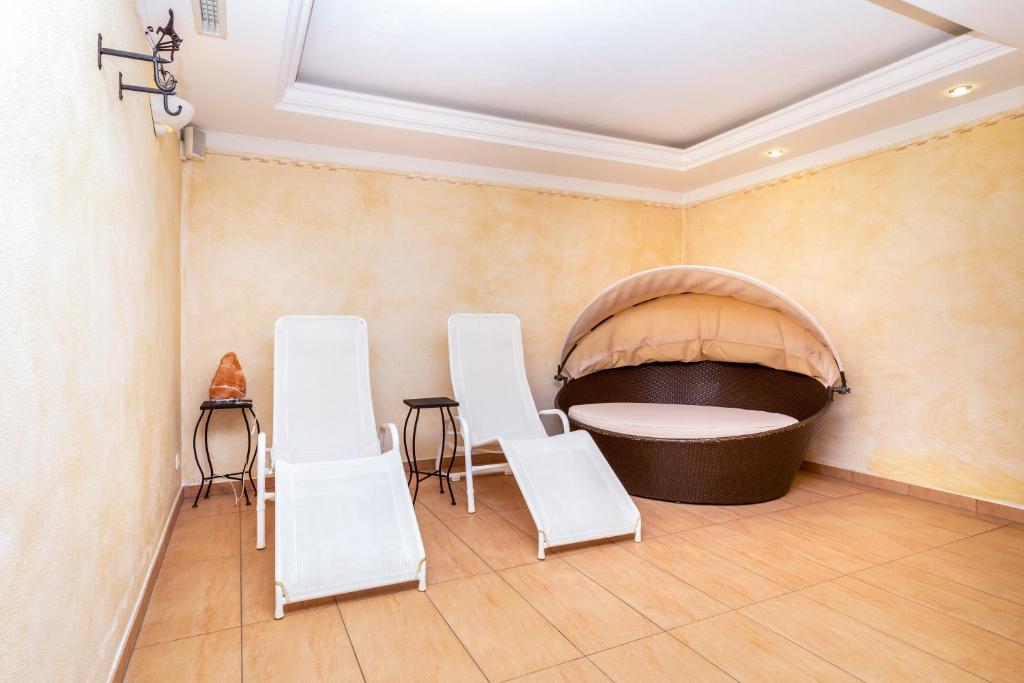 Posezení v ubytování Hotel Garni Sonnhof