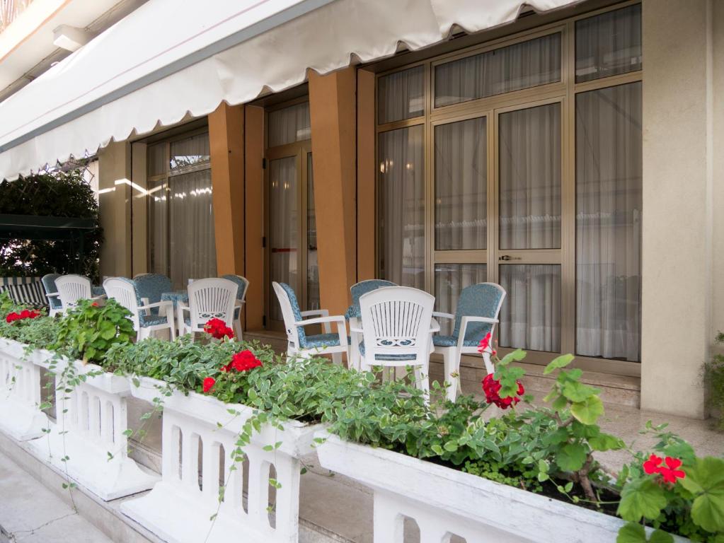 Balkón nebo terasa v ubytování Hotel Casa Mia