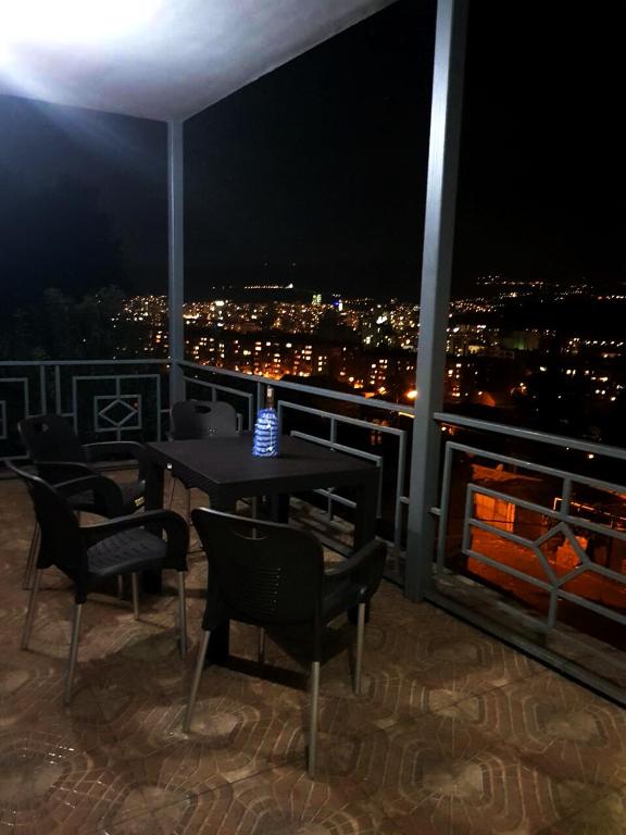 Balkón nebo terasa v ubytování Red Hotel