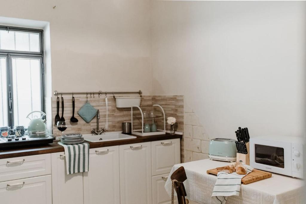 Kuchyňa alebo kuchynka v ubytovaní La Quiete del Roero - Casa Vacanze nel verde