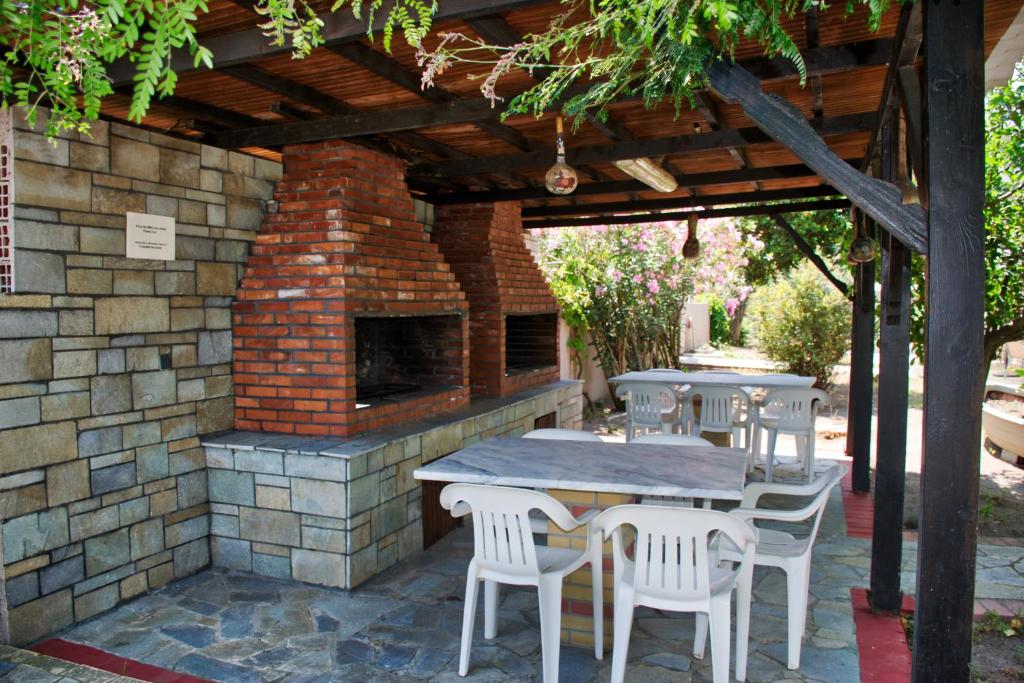 Patio nebo venkovní prostory v ubytování Hotel Barracuda