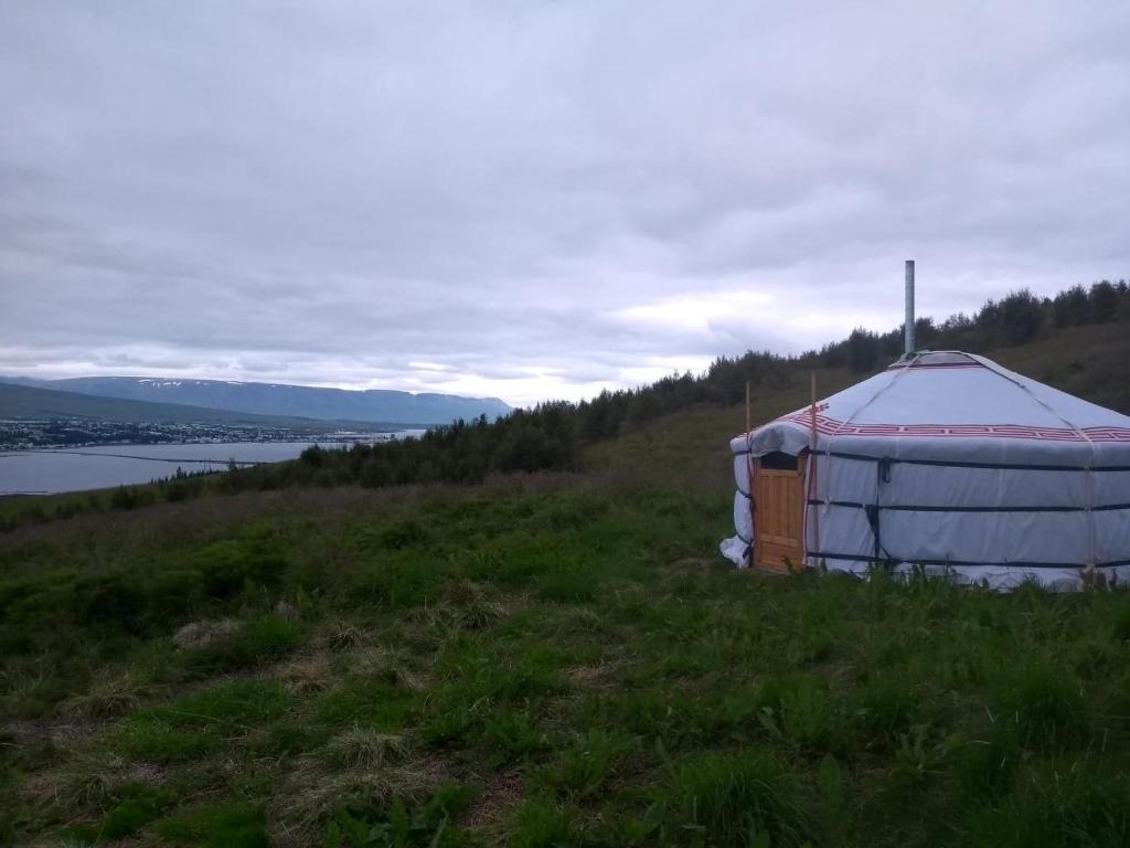 Příroda nedaleko luxury tent