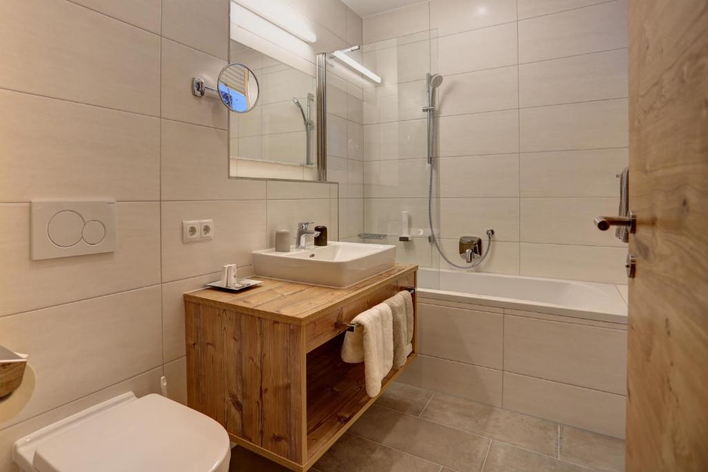 Kúpeľňa v ubytovaní Kösslerhof