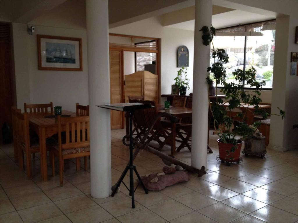 Posezení v ubytování Hotel Blanco Encalada