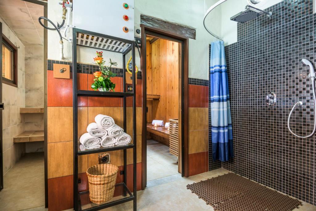 Koupelna v ubytování Hotel Muisca