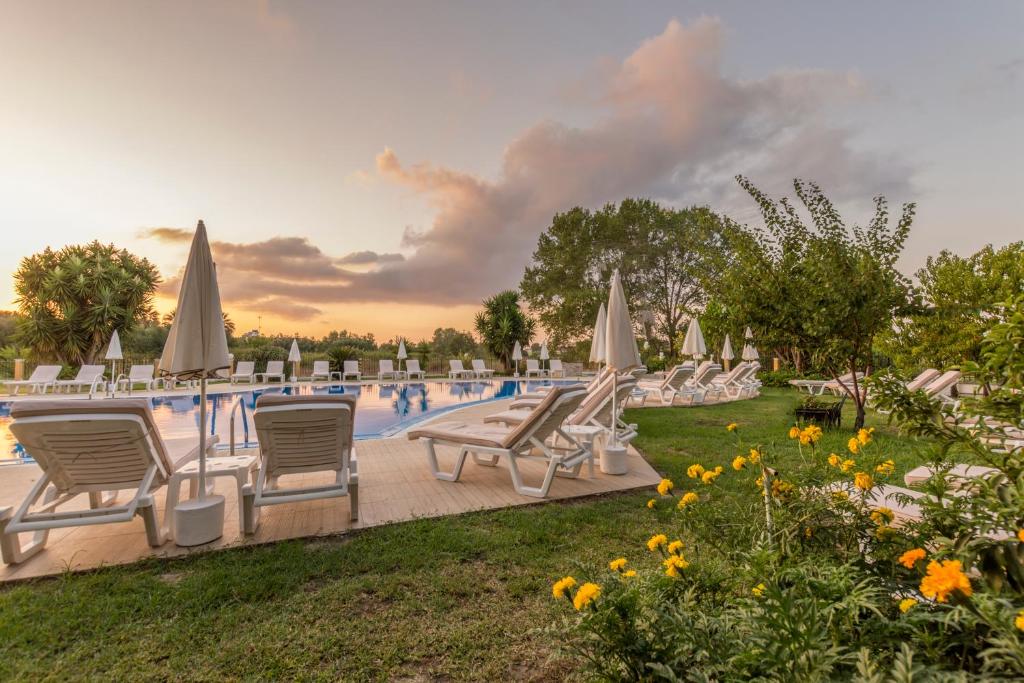 Zahrada ubytování Erofili Hotel