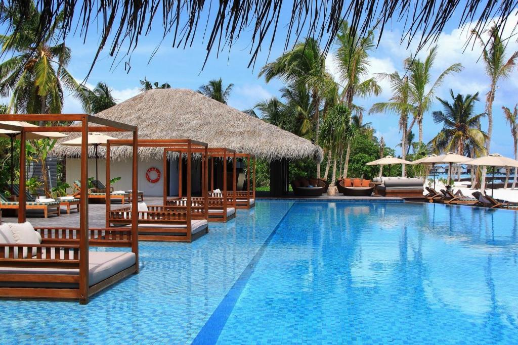 Bazén v ubytování The Residence Maldives nebo v jeho okolí