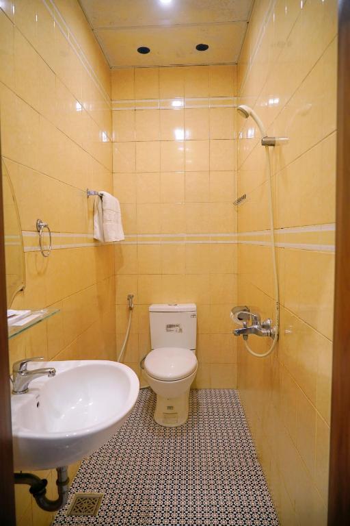 Koupelna v ubytování Dai A Hotel