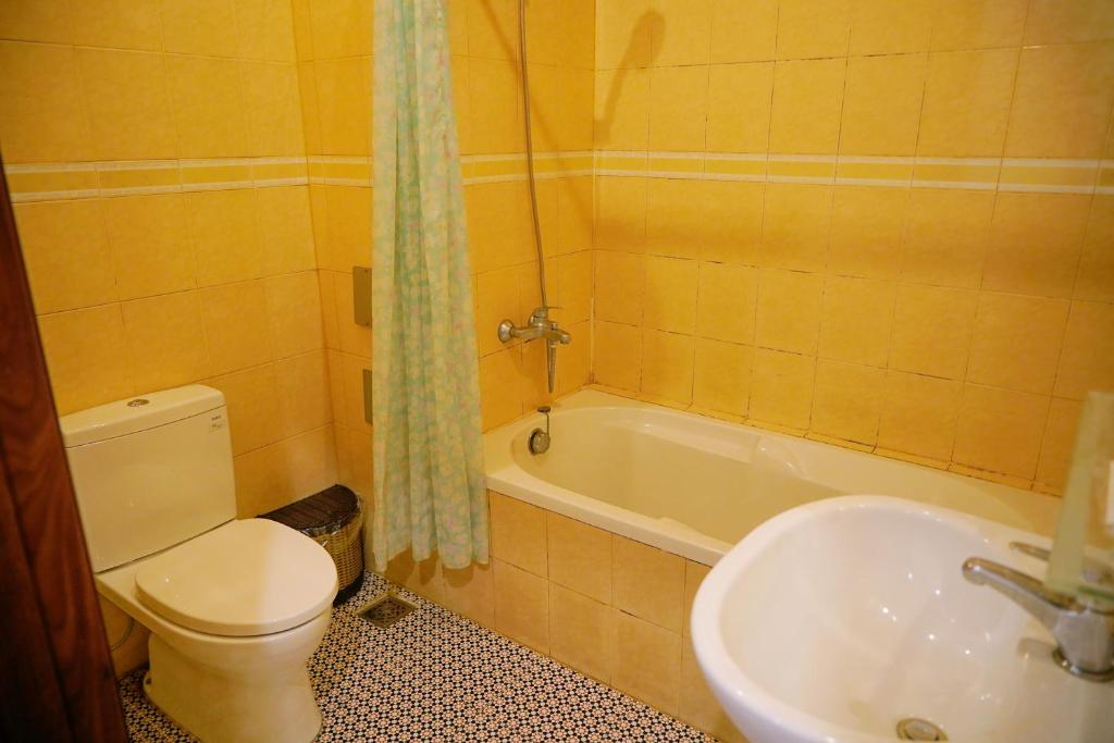Koupelna v ubytování Dai A Hotel