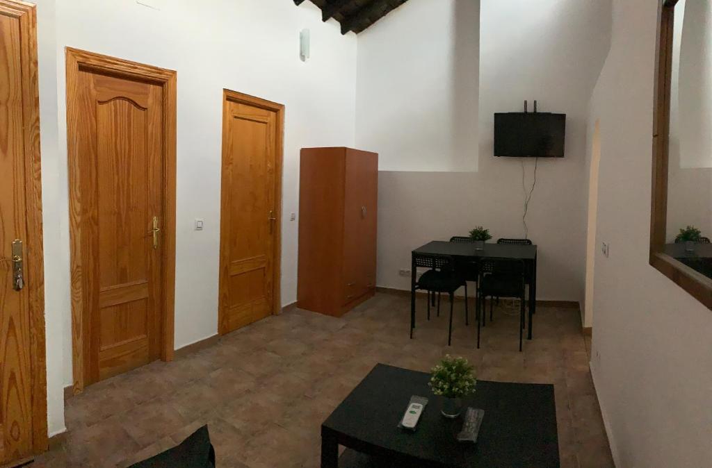 TV a/nebo společenská místnost v ubytování Casa Castillo