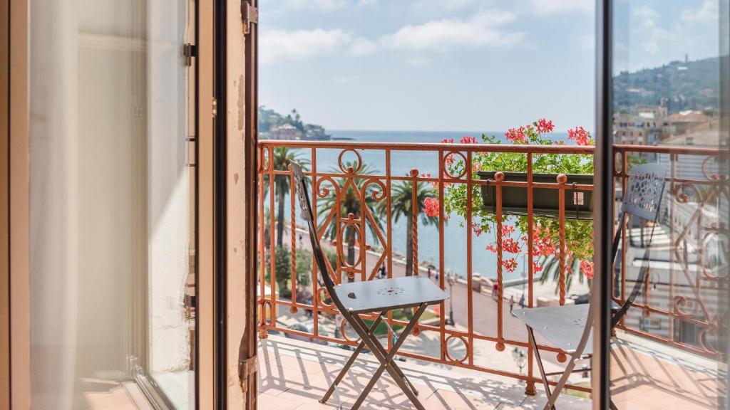 Balkón nebo terasa v ubytování Miramare Hotel