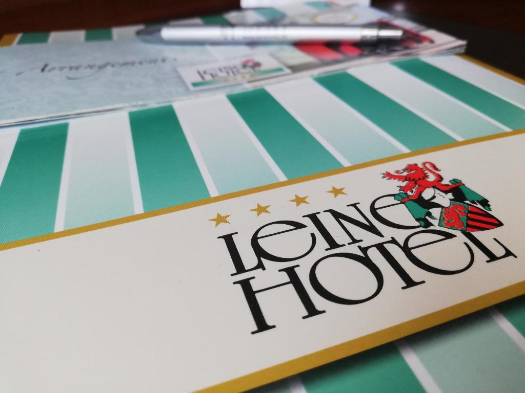 Certifikát, hodnocení, plakát nebo jiný dokument vystavený v ubytování Leine Hotel