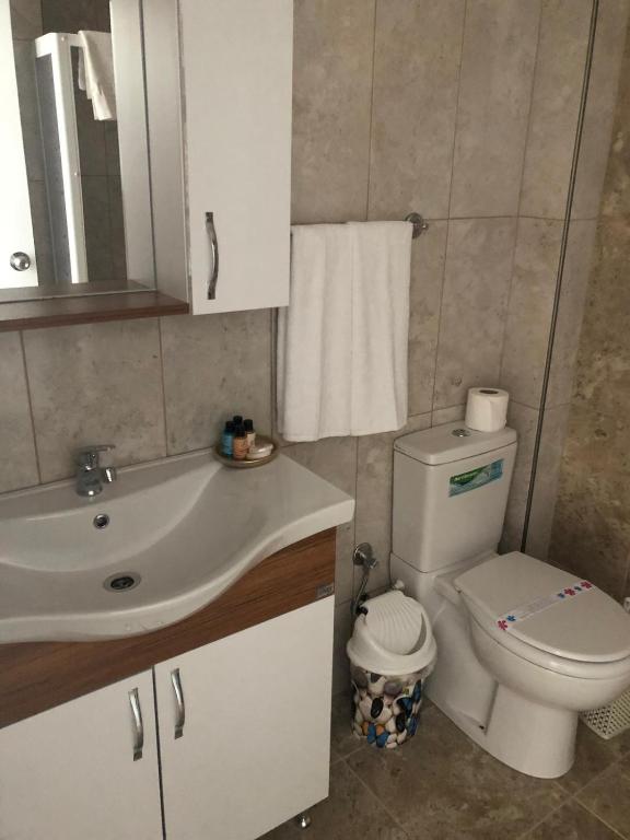 Koupelna v ubytování Valeri Beach Hotel