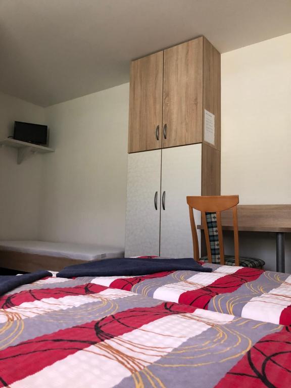 Postel nebo postele na pokoji v ubytování Privát Miško