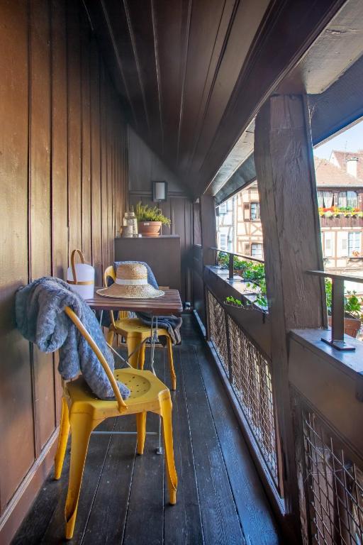 Posezení v ubytování Reflets Sur La Lauch appartements