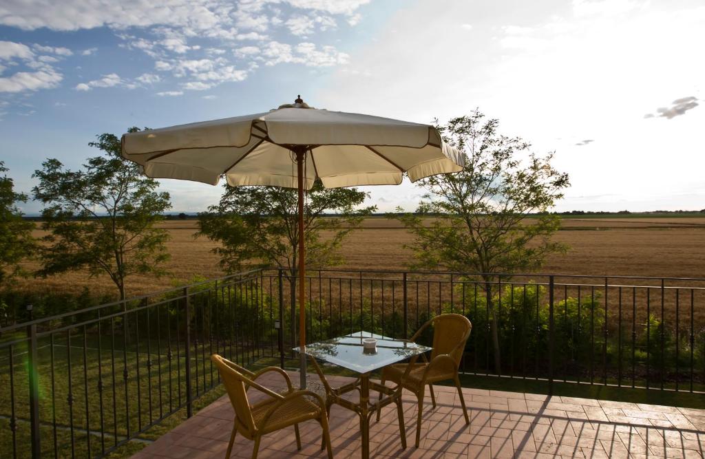 Balkón nebo terasa v ubytování Agriturismo Fiumi Uniti