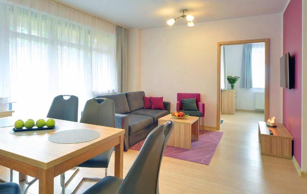 Posezení v ubytování Malina Apartamenty