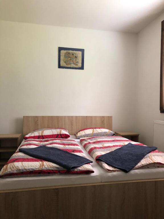 Postel nebo postele na pokoji v ubytování Privát Miško