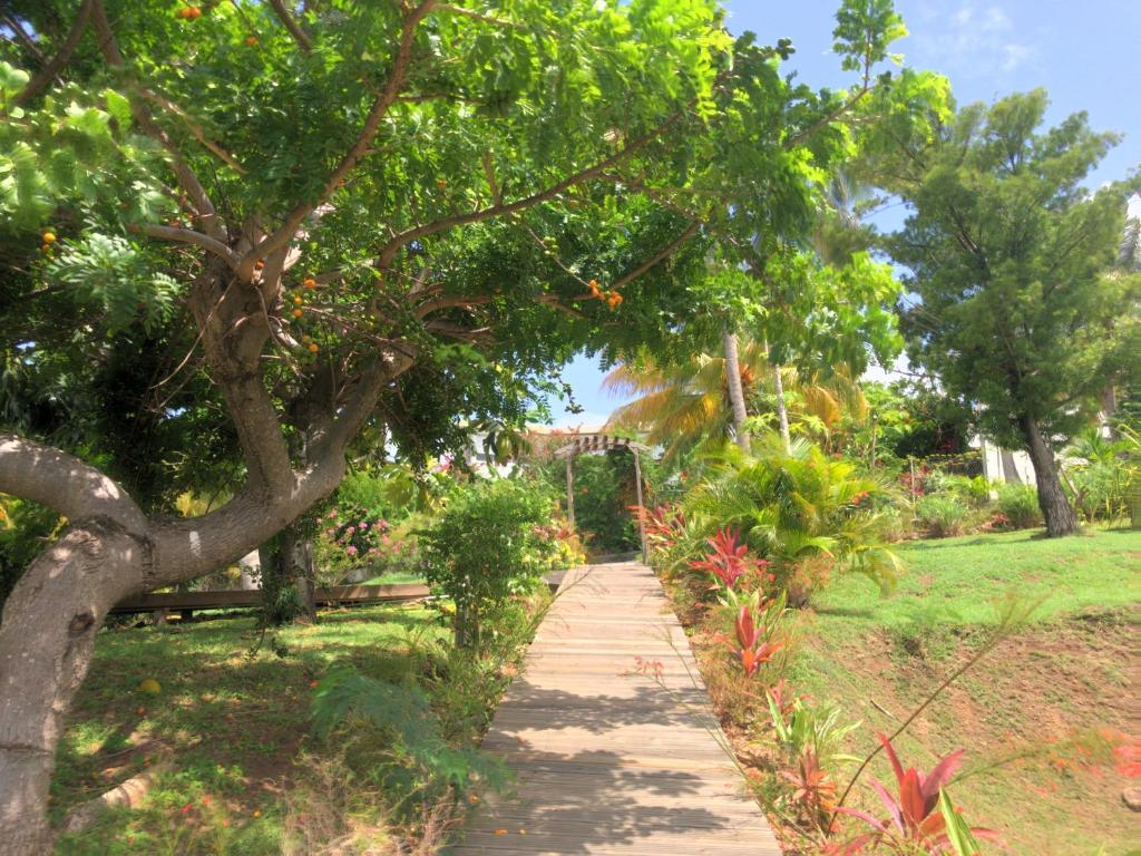 Zahrada ubytování Résidence Paradis Tropical