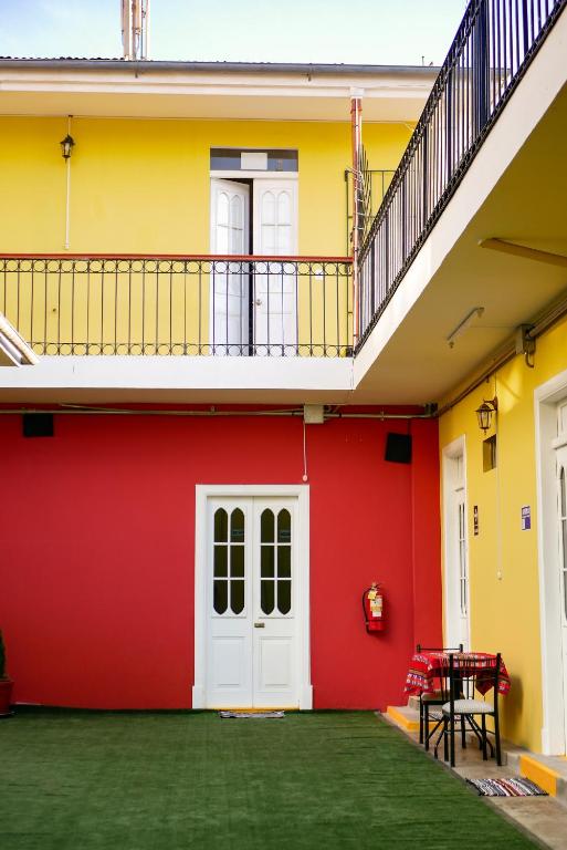 Balkón nebo terasa v ubytování Holidays Hostel Arequipa