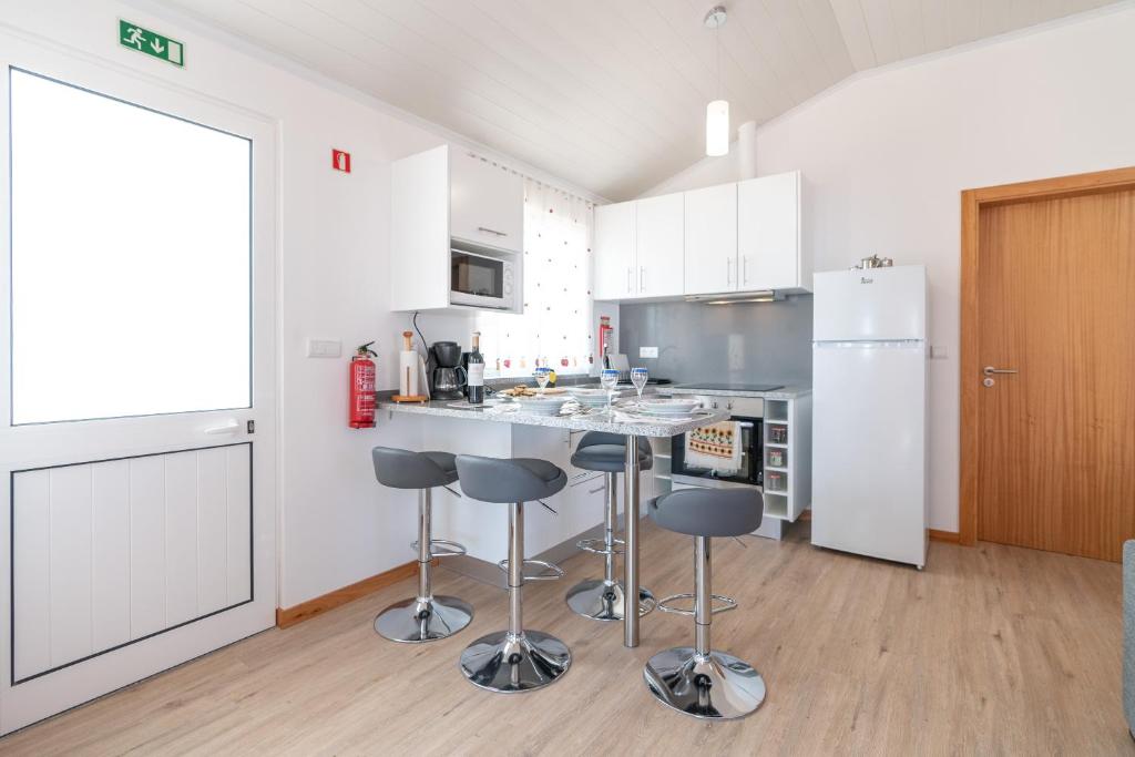 Kuchyň nebo kuchyňský kout v ubytování Casa Guadalupana