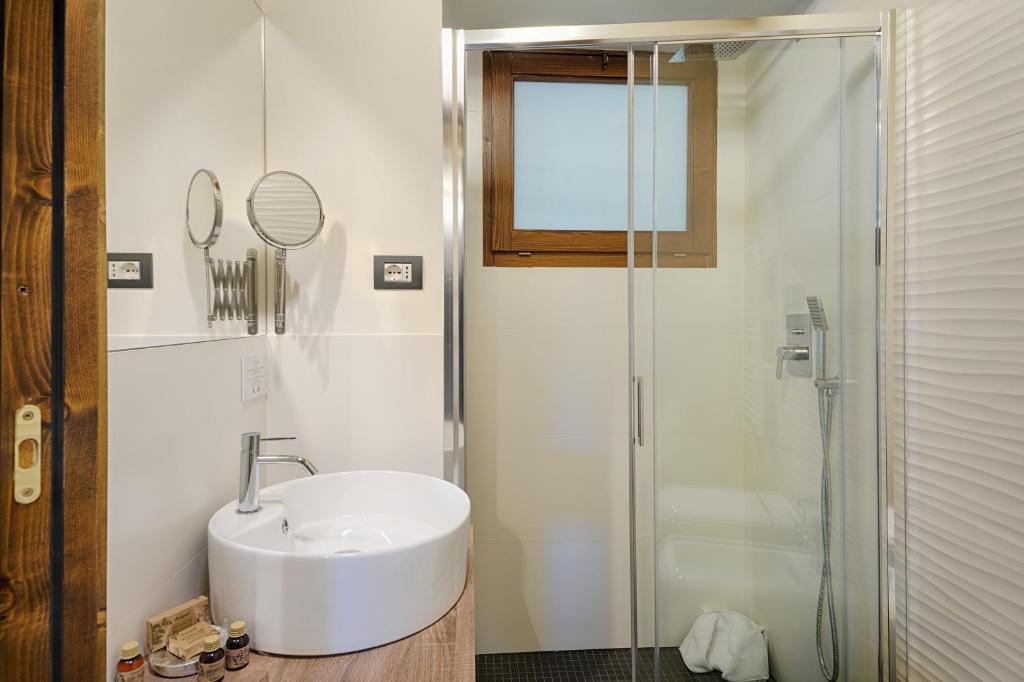 Kúpeľňa v ubytovaní Centosedici Rooms