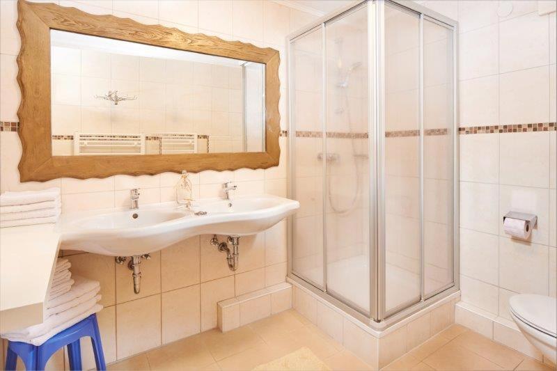 Koupelna v ubytování Appartement Königslehen