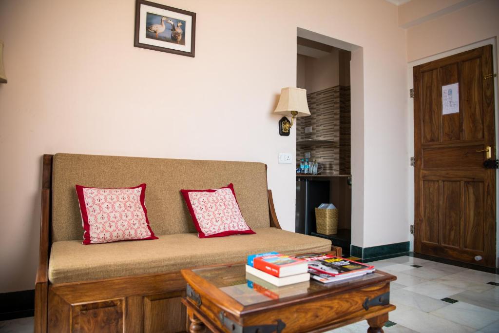 Area soggiorno di Hotel Arya Niwas