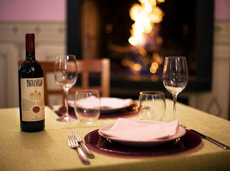 Nápoje v ubytovaní Hotel Ristorante Umbria