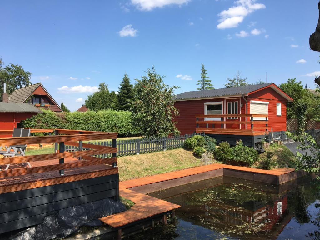 Gallery image of Meerbude am Großen Meer - Ferienhaus in Südbrookmerland