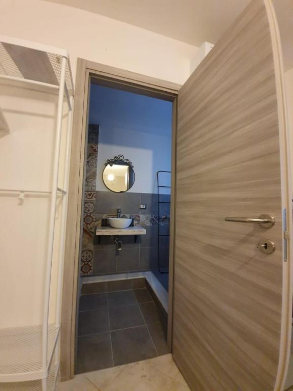 Koupelna v ubytování B&B città del carrubo