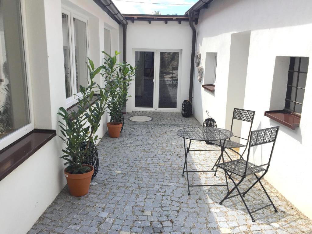 Balkón nebo terasa v ubytování Ferienhaus in Langenlois