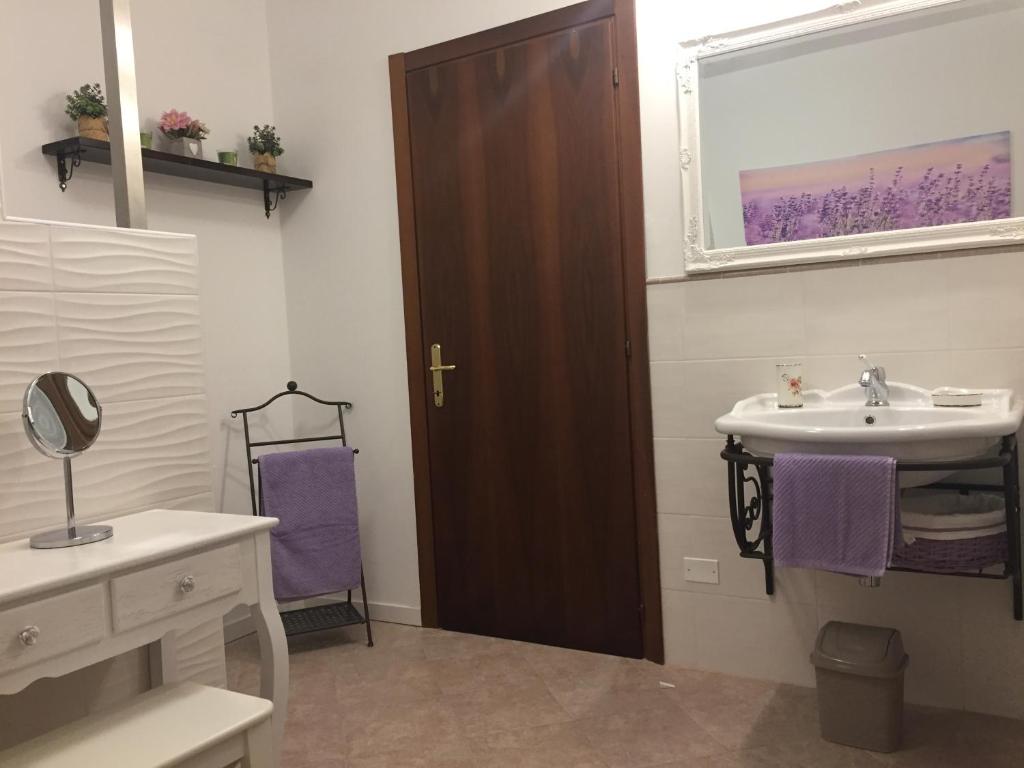 Koupelna v ubytování A Casa di Laura